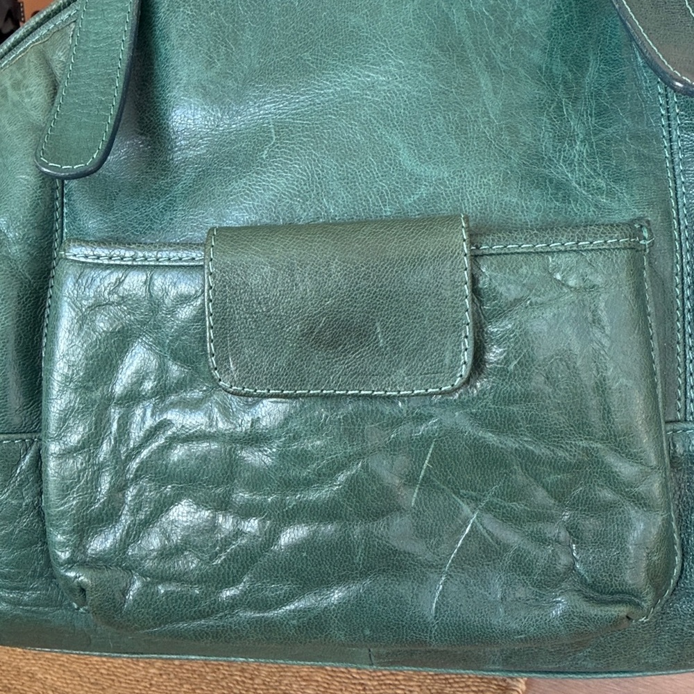 Free People Leather Teal Shoulder Bag Day to Evening 🌈 - Picture 13 of 14